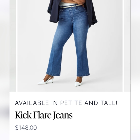 **ISO** SPANX 3X PETITE KICK FLARE JEANS!!! - Picture 1 of 1
